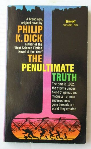 Philip K Dick " The Penultimate Truth " Belmont Vgf Unread 1st Scarce 1964 Pbo