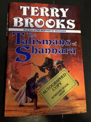 " The Talisman Of Shannara " Terry Brooks - 1st Edition - Signed