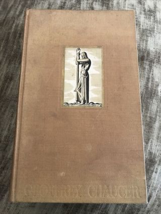 The Canterbury Tales Geoffrey Chaucer Illustrated Rockwell Kent Hardcover 1934