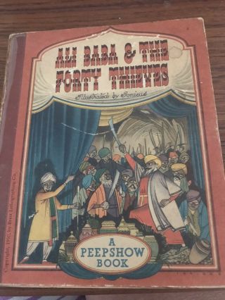 Ali Baba And The Forty Thieves - A Peepshow Book Illustrated By Ionicus.