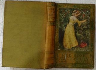 Red Rose And Tigerlily By Mrs.  Lt Meade 1894 Illustrated Antique Book