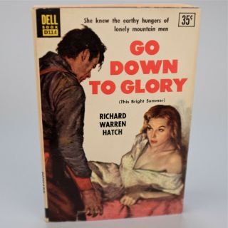 1933 Dell Book 114 Go Down To Glory Richard Hatch Racy Naughty Girl Dust Jacket