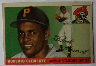 1955 Topps 164 Roberto Clemente Pittsburgh Pirates