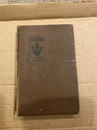 Antique & Vintage Handwritten Diary 1943