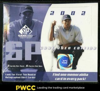 2002 Sp Game Edition Golf Hobby Box,  6ct Packs,  Tiger Woods Auto?