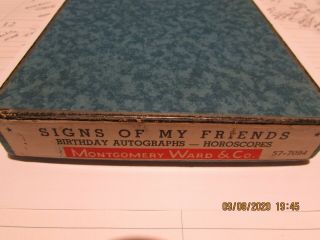 Volume 1,  " Signs Of My Friends " Autograph Book,  1935,