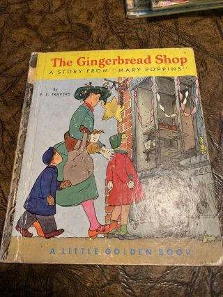 Little Golden Book The Gingerbread Shop Mary Poppins 126 1st Edition 1952