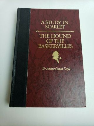 A Study In Scarlet & The Hound Of The Baskervilles (1986,  Hardcover)