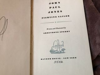 John Paul Jones Fighting Sailor by Armstrong Sperry 1953 3