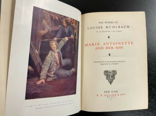 Marie Antionette And Her Son 1902 Edition Louise Muhlbach