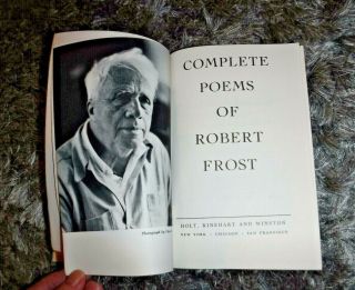 Complete Poems Of Robert Frost 17th Print 1964 Vintage