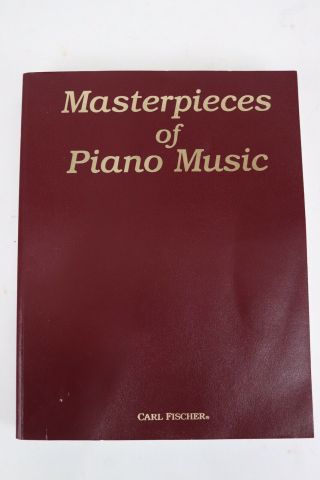 Carl Fischer Masterpieces Of Piano Music Indexed By Style & Alphabetical Weir