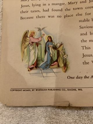 Vintage Childrens Booklet “The Childrens Story Of Jesus” 2