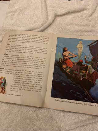Vintage Childrens Booklet “The Childrens Story Of Jesus” 3