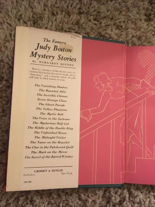 A Judy Bolton Mystery “The Mystic Ball” Margaret Sutton 1934 HCDJ 2
