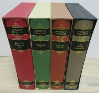 Folio Society Anthony Trollope Palliser Series 1989 / 1998 4 Volumes Hardbacks