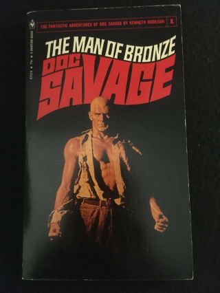 Doc Savage 1: The Man Of Bronze By Kenneth Robeson,  Bantam Paperback,  Vg Cond