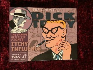 The Complete Dick Tracy 1945 - 1947 Volume Ten 10 Hard Cover Itchy Influence