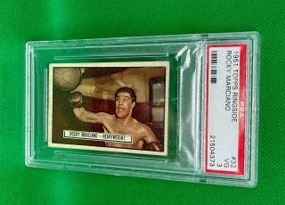 1951 Topps Ringside Rocky Marciano Rookie Rc 32 Psa 3 Very Good