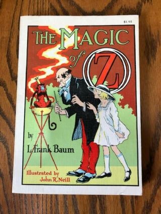 The Magic Of Oz By L.  Frank Baum Paperback 1919 Copyright Rand Mcnally