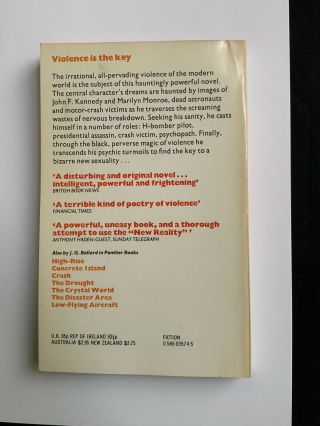 J G Ballard - The Atrocity Exhibition - Panther / Triad 1970 1st PB Edition 2