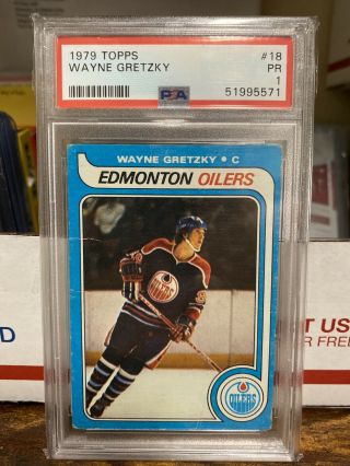 Wayne Gretzky 1979 Topps Rookie Card Psa 1 Authentic Topps