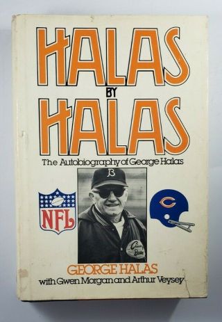 Halas By Halas By George Halas/1st Ed/hcdj/biography/sports/football