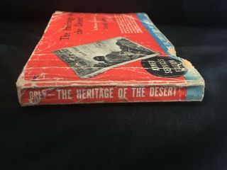1938 Armed Services Edition The Heritage of the Desert by Zane Grey 2