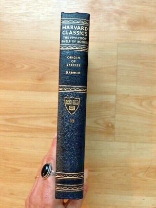 The Origin Of Species Harvard Classics Five - Foot Shelf Of Books Darwin 1959 V 11