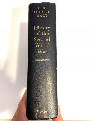 B H Liddell Hart/ History Of The Second World War First Edition 1970 No Dj B8