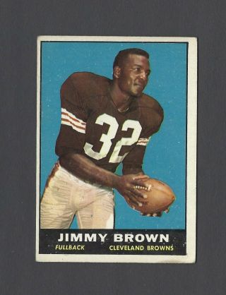1961 Topps Football Complete Set 1 - 198 Vg/ex Hof Jim Brown,  Unitas,  Starr
