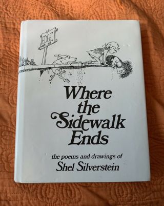 Where The Sidewalk Ends By Shel Silverstein 1974 1st Edition Hc W/ Dj (no Price)