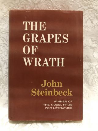 The Grapes Of Wrath By John Steinbeck Viking Book Club Edition Hardcover