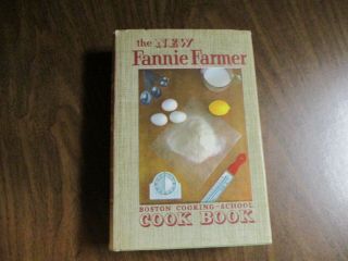 Vintage 1951 The Fannie Farmer Boston Cooking - School Cookbook