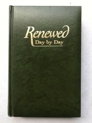 Renewed Day By Day A Daily Devotional Hardcover A.  W.  Tozer