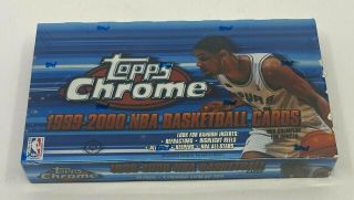 1999 - 00 Topps Chrome Basketball Factory Hobby Box