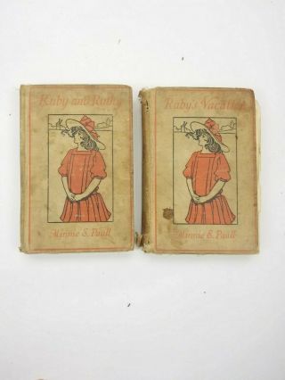 Vintage Hard Back Ruby And Ruthy 1917 Ruby 