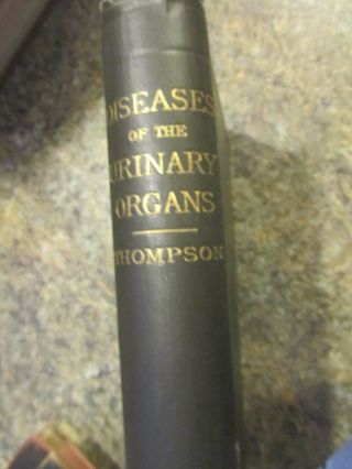 1879 - Clinical Lectures On Disease Of The Urinary Organs By Sir Henry Thompson