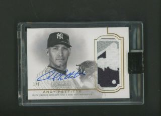 2020 Topps Dynasty Andy Pettitte Mlb Logoman Patch Auto 1/1 Yankees