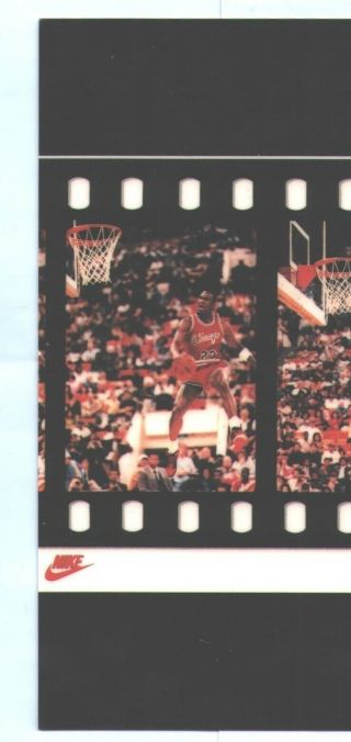 1983 - 85 Nike Jordan Poster Ad FREEZE FRAME 1986 FLEER STAR 57 1984 101 3