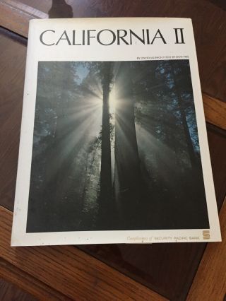 1977 California Ii By Don Pike Hardcover Book Coffee Table Prints