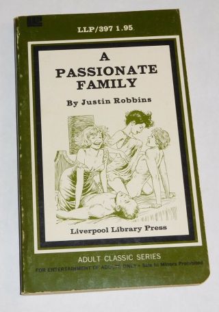 A Passionate Family Vintage Pulp Sleaze Erotica Liverpool Library Press