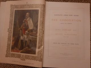 1902 Illustrated London News Record of Coronation King Edward VII colour plates 2