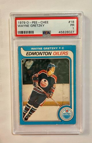 Wayne Gretzky 1979 O - Pee - Chee Rookie Card Psa 1 Authentic Topps Dna