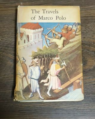 Vintage The Travels Of Marco Polo In Asia By Orion Press Illustrated Hardcover