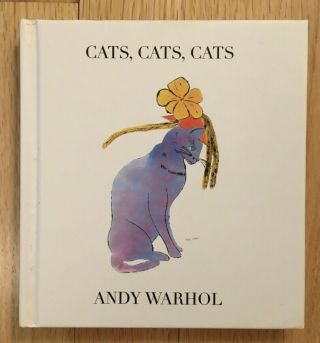 Cats Cats Cats Andy Warhol 1994 1st First Edition Hc Bullfinch Press
