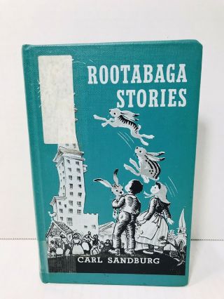 Carl Sandburg Rootabaga Stories Vintage Hard Back Book 1951 Harcourt,  Brace