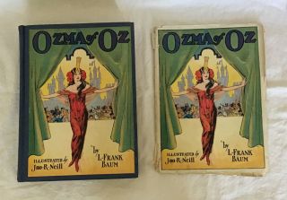 Ozma Of Oz,  L Frank Baum,  Probable 1939 / 1940 Reprint Of 1907,  Ripped Dj,  Neill