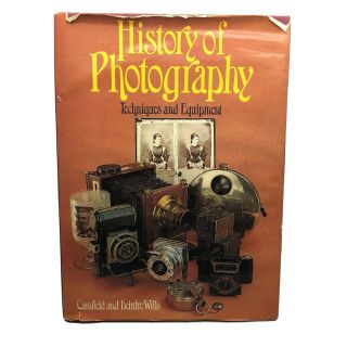 Vintage The History Of Photography Hardcover Collectible Book 1980 Antique