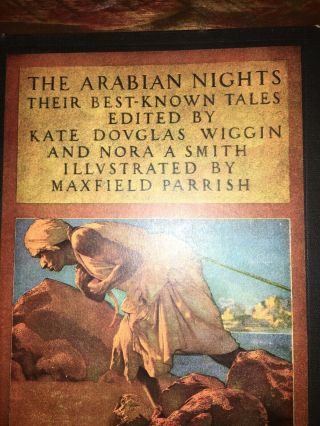 The Arabian Nights By Kate Wiggin,  Illustrations By Mayfield Parrish,  1945